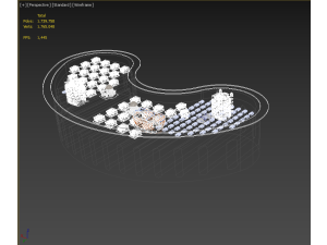 ANTI TSUNAMI BUILDING WALL INNOVATION CONCEPT 3D 模型