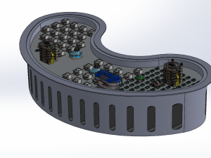 ANTI TSUNAMI BUILDING WALL INNOVATION CONCEPT 3D 模型