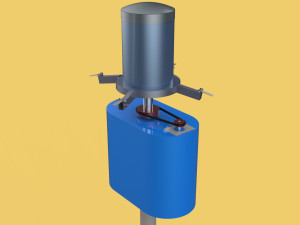 CENTRIFUGAL ROTARY FISH FEEDER SPREADER 3Dモデル