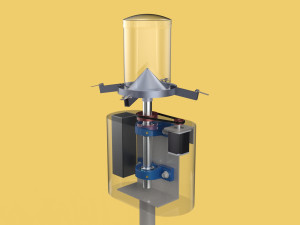 CENTRIFUGAL ROTARY FISH FEEDER SPREADER 3Dモデル