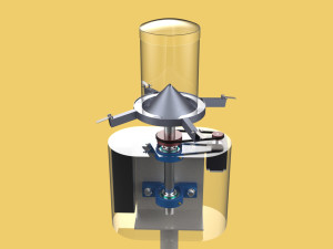 CENTRIFUGAL ROTARY FISH FEEDER SPREADER 3Dモデル