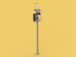CENTRIFUGAL ROTARY FISH FEEDER SPREADER 3Dモデル