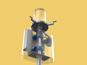 CENTRIFUGAL ROTARY FISH FEEDER SPREADER 3Dモデル