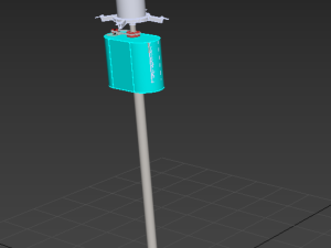 CENTRIFUGAL ROTARY FISH FEEDER SPREADER 3Dモデル