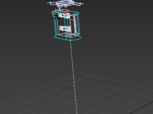 CENTRIFUGAL ROTARY FISH FEEDER SPREADER 3Dモデル