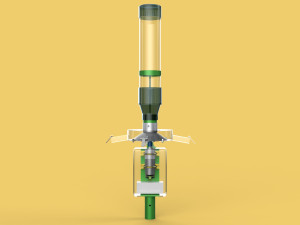 ROTARY CENTRIFUGAL FISH FEEDER SPREADER 3D 模型