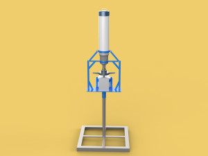 AUTOMATIC FISH FEEDER SPREADER ROTARY CENTRIFUGAL 3D Model