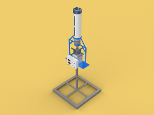 AUTOMATIC FISH FEEDER SPREADER ROTARY CENTRIFUGAL 3D Model
