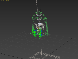 AUTOMATIC FISH FEEDER SPREADER ROTARY CENTRIFUGAL 3D Model