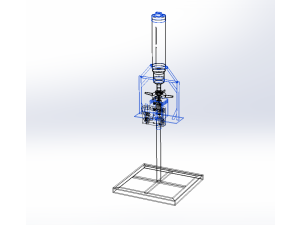 AUTOMATIC FISH FEEDER SPREADER ROTARY CENTRIFUGAL 3D Model