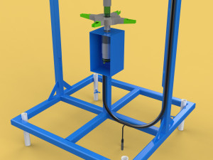 SPREADER ROTARY AUTOMATIC FISH FEEDER CENTRIFUGAL 3D Model