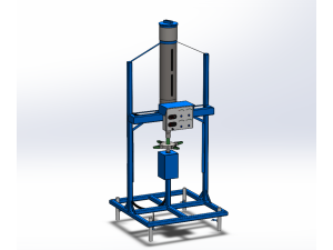 SPREADER ROTARY AUTOMATIC FISH FEEDER CENTRIFUGAL 3D Model