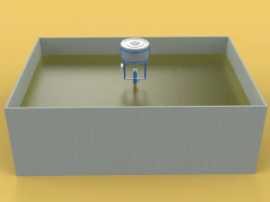 ALIMENTATION &Agrave; POISSON &Eacute;PANDEUR CENTRIFUGE ROTATIVE AUTOMATIQUE Modèle 3D