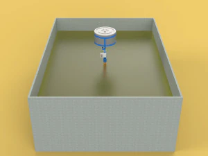 ALIMENTATION &Agrave; POISSON &Eacute;PANDEUR CENTRIFUGE ROTATIVE AUTOMATIQUE Modèle 3D