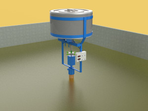 FISH FEEDER CENTRIFUGAL SPREADER ROTARY AUTOMATIC 3D Model