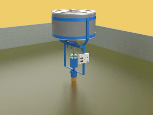 ALIMENTATION &Agrave; POISSON &Eacute;PANDEUR CENTRIFUGE ROTATIVE AUTOMATIQUE Modèle 3D