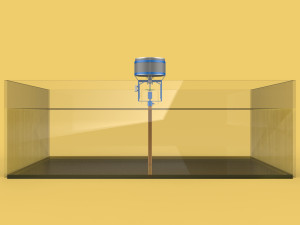 FISH FEEDER CENTRIFUGAL SPREADER ROTARY AUTOMATIC 3D Model