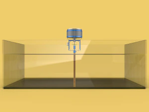 ALIMENTATION &Agrave; POISSON &Eacute;PANDEUR CENTRIFUGE ROTATIVE AUTOMATIQUE Modèle 3D