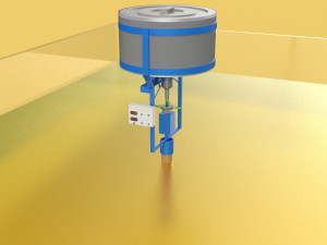 FISH FEEDER CENTRIFUGAL SPREADER ROTARY AUTOMATIC 3D Model