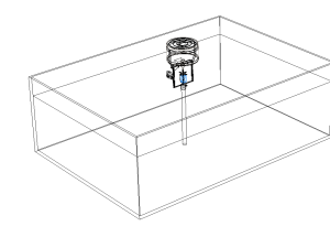 FISH FEEDER CENTRIFUGAL SPREADER ROTARY AUTOMATIC 3D Model