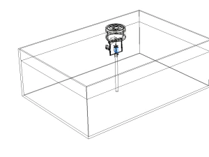 ALIMENTATION &Agrave; POISSON &Eacute;PANDEUR CENTRIFUGE ROTATIVE AUTOMATIQUE Modèle 3D