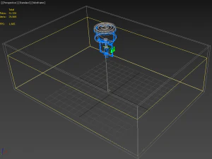 ALIMENTATION &Agrave; POISSON &Eacute;PANDEUR CENTRIFUGE ROTATIVE AUTOMATIQUE Modèle 3D