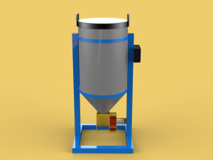 DIRECTIONAL FISH FEEDER CENTRIFUGAL SPREADER ROTARY AUTOMATIC 3D Model