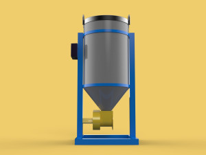 DIRECTIONAL FISH FEEDER CENTRIFUGAL SPREADER ROTARY AUTOMATIC 3D Model