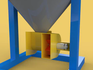 DIRECTIONAL FISH FEEDER CENTRIFUGAL SPREADER ROTARY AUTOMATIC 3D Model
