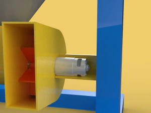 DIRECTIONAL FISH FEEDER CENTRIFUGAL SPREADER ROTARY AUTOMATIC 3D Model