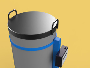 DIRECTIONAL FISH FEEDER CENTRIFUGAL SPREADER ROTARY AUTOMATIC 3D Model