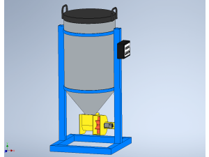 DIRECTIONAL FISH FEEDER CENTRIFUGAL SPREADER ROTARY AUTOMATIC 3D Model