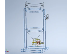 DIRECTIONAL FISH FEEDER CENTRIFUGAL SPREADER ROTARY AUTOMATIC 3D Model