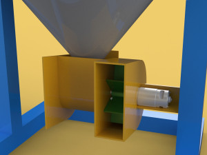 SOLAR CELL POWERED DIRECTIONAL FISH FEEDER CENTRIFUGAL SPREADER 3D Модель