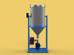 DUAL DIRECTIONAL FISH FEEDER CENTRIFUGAL SPREADER ROTARY AUTOMATIC 3D Model