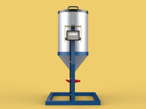 AUTOMATIC FISH FEEDER CENTRIFUGAL SPREADER ROTARY Modèle 3D