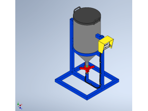 AUTOMATIC FISH FEEDER CENTRIFUGAL SPREADER ROTARY Modèle 3D
