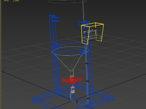 AUTOMATIC FISH FEEDER CENTRIFUGAL SPREADER ROTARY Modèle 3D