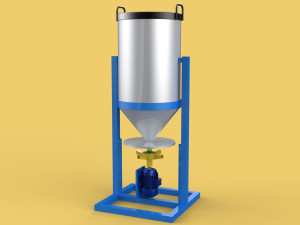 AUTOMATIC FISH FEEDER ROTARY CENTRIFUGAL SPREADER 3Dモデル