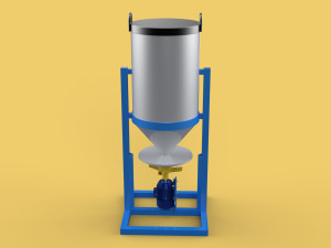 AUTOMATIC FISH FEEDER ROTARY CENTRIFUGAL SPREADER Model 3D