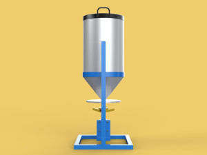 AUTOMATIC FISH FEEDER ROTARY CENTRIFUGAL SPREADER Model 3D