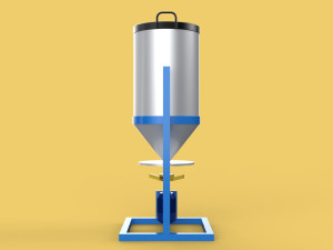 AUTOMATIC FISH FEEDER ROTARY CENTRIFUGAL SPREADER Model 3D
