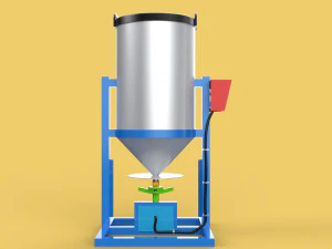 АВТОМАТИЧЕСКАЯ КОРМИТЕЛЬКА ДЛЯ РЫБЫ РОТОРНЫЙ РАЗБРАСЫВАТЕЛЬ ЦЕНТРОБЕЖНЫЙ 3D Модель