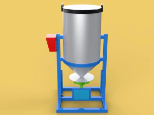 АВТОМАТИЧЕСКАЯ КОРМИТЕЛЬКА ДЛЯ РЫБЫ РОТОРНЫЙ РАЗБРАСЫВАТЕЛЬ ЦЕНТРОБЕЖНЫЙ 3D Модель