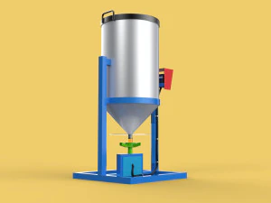 АВТОМАТИЧЕСКАЯ КОРМИТЕЛЬКА ДЛЯ РЫБЫ РОТОРНЫЙ РАЗБРАСЫВАТЕЛЬ ЦЕНТРОБЕЖНЫЙ 3D Модель