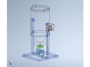 AUTOMATIC FISH FEEDER ROTARY SPREADER CENTRIFUGAL 3D Model