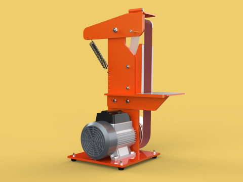 BELT SANDER GRINDER ABRASIVE POLISHER EDGES SHARPENER 3D 모델