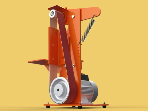 BELT SANDER GRINDER ABRASIVE POLISHER EDGES SHARPENER 3D 모델