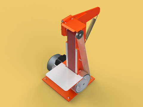 BELT SANDER GRINDER ABRASIVE POLISHER EDGES SHARPENER 3D 모델