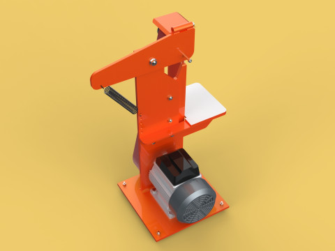 BELT SANDER GRINDER ABRASIVE POLISHER EDGES SHARPENER 3D 모델